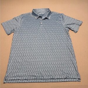 Chubbies Gray Seahorse Design Polo Shirt